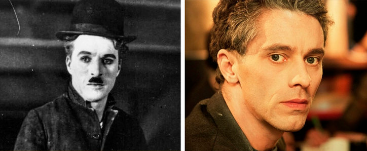 Чарли Чаплин и Джеймс Тьерре