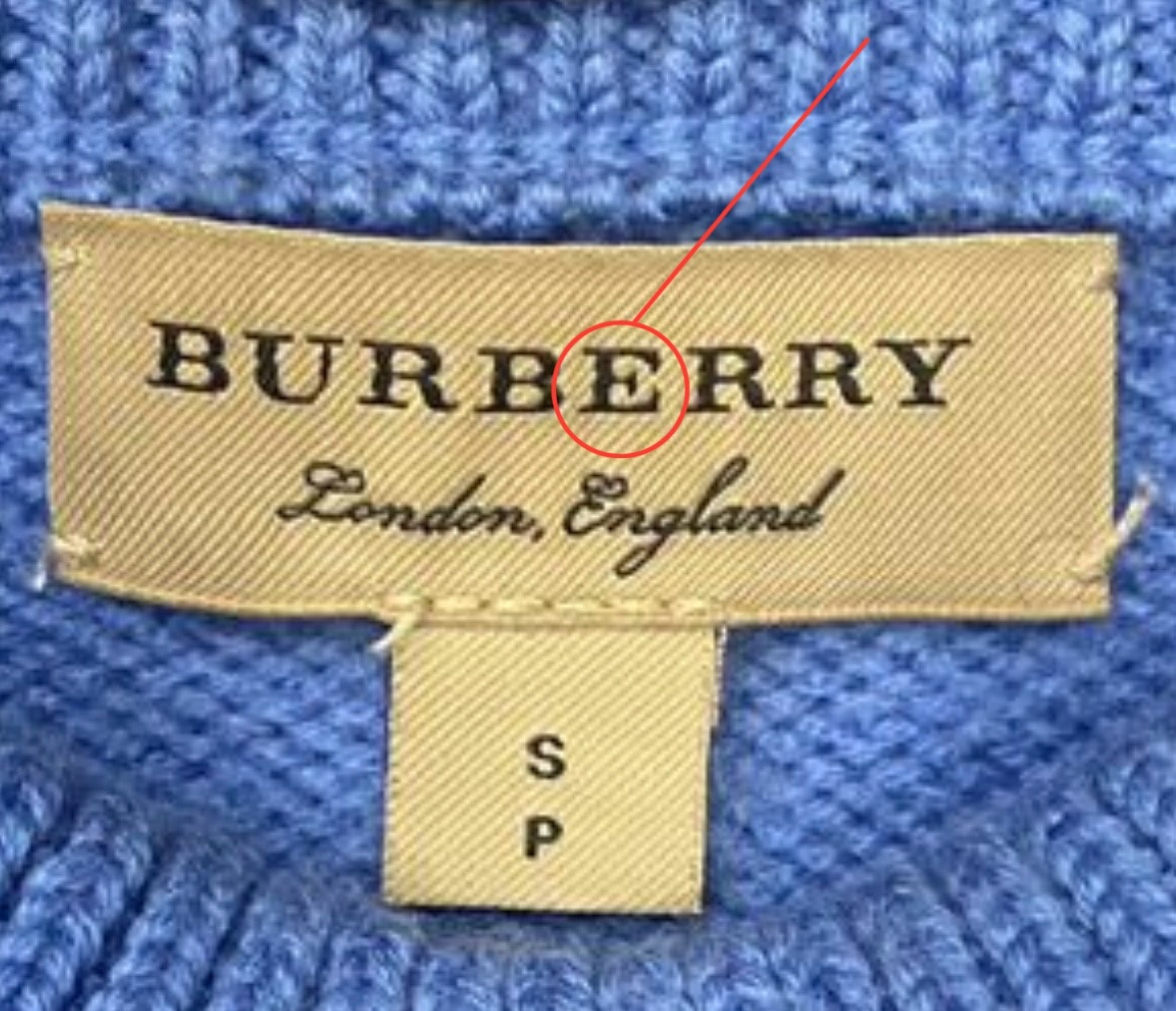 Фейковый свитер Burberry с Авито