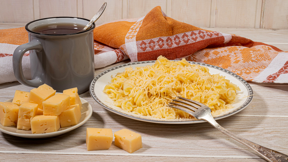 Макароны с сыром
