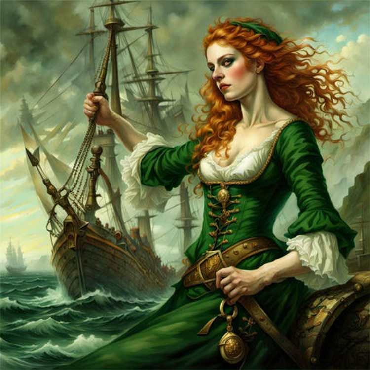 Королева пиратов Грануаль (художник HypoTaxis126, deviantart.com).