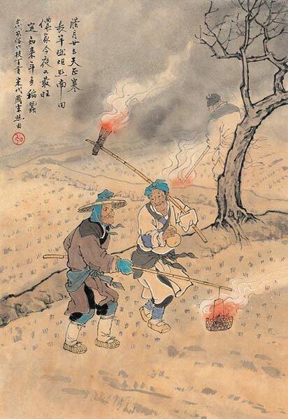 Видимо так выглядело изгнание нехороших духов. Источник изображения: baidu.com