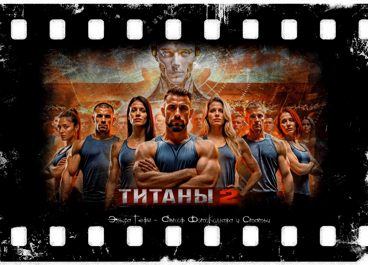 ФотоКоллаж Эльза Герм. "Титаны2", реалити-шоу,с  2024 г.