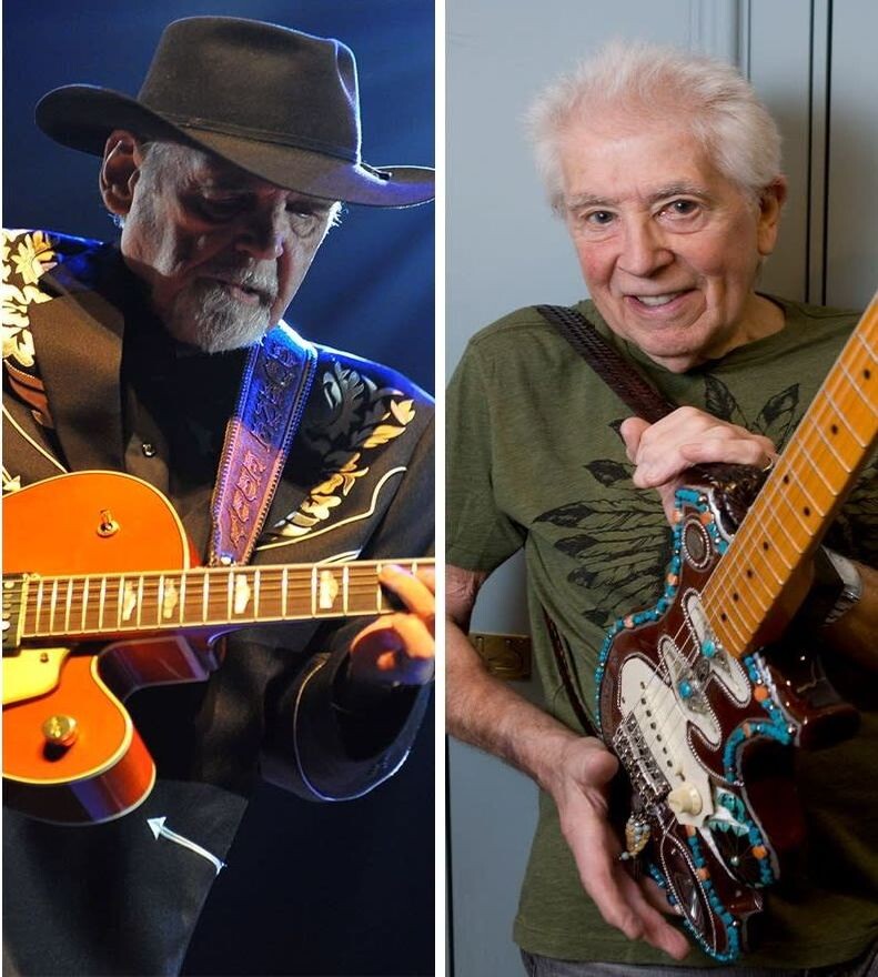 Дуэйн Эдди и Джон Мейолл. Коллаж из открытых источников
