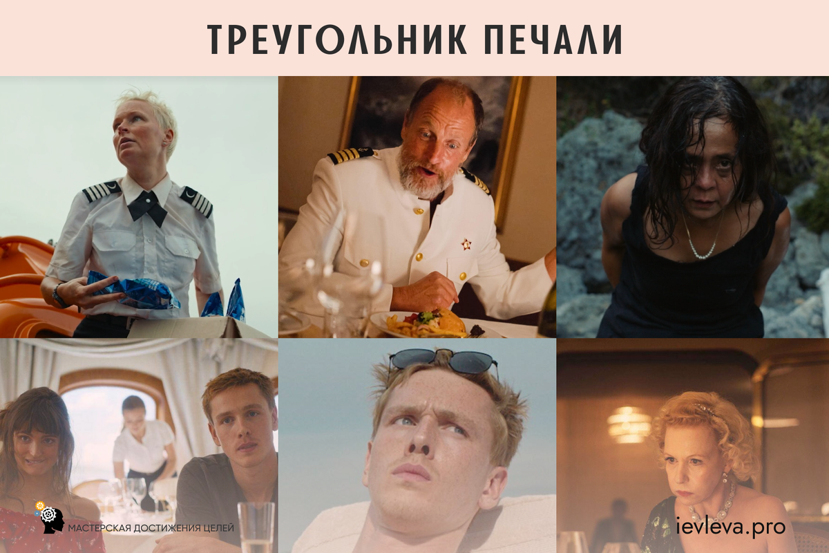 «Треугольник печали». Еще один фильм, который сложно досмотреть до конца. А посмотрев, сложно не думать о нем, фильм врезается в память.