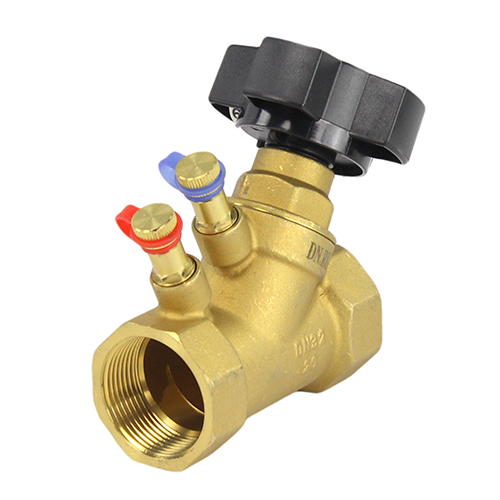 Клапаны балансировочные латунные муфтовые DN.ru VB0000P-T Ду15-50 Ру16

