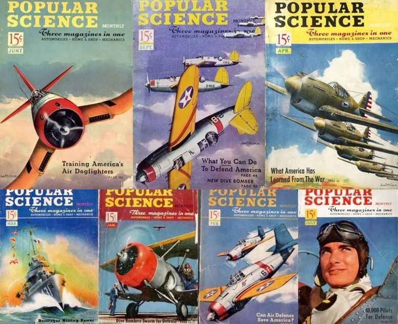 Американские журналы Popular Sciепсе за 1941 год
