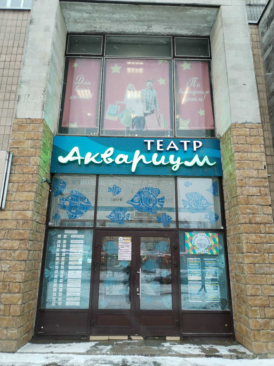 ТЕАТР "АКВАРИУМ" НА ГРАЖДАНКЕ, из личных фото автора Лидии Шатиловой 