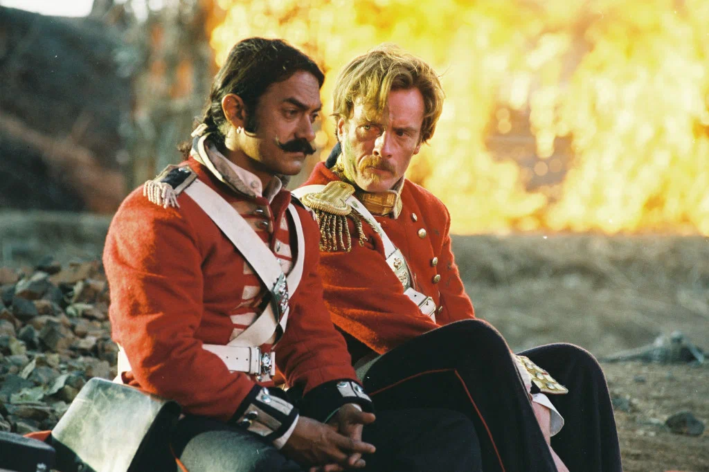 Воин-сипай и английский офицер. Кадр из индийского фильма "Восстание" (2005 г.)