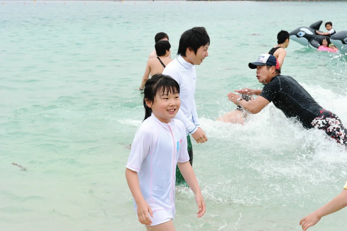 Пляж в Японии