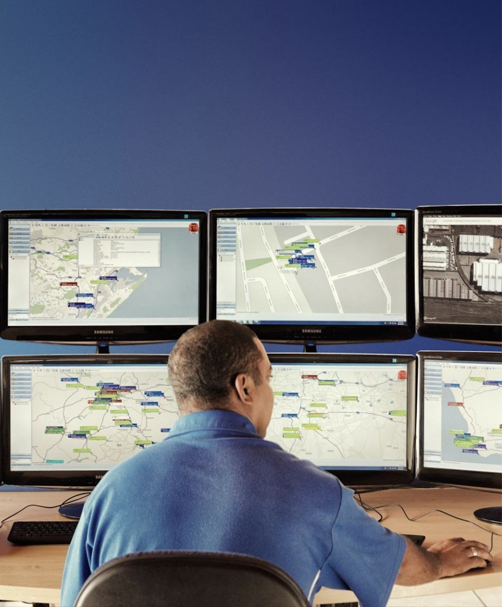 На рабочем месте диспетчера