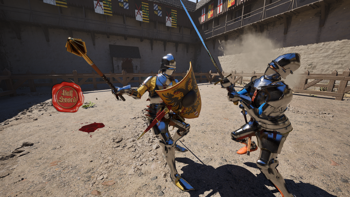 Halfsword фрагмент боя