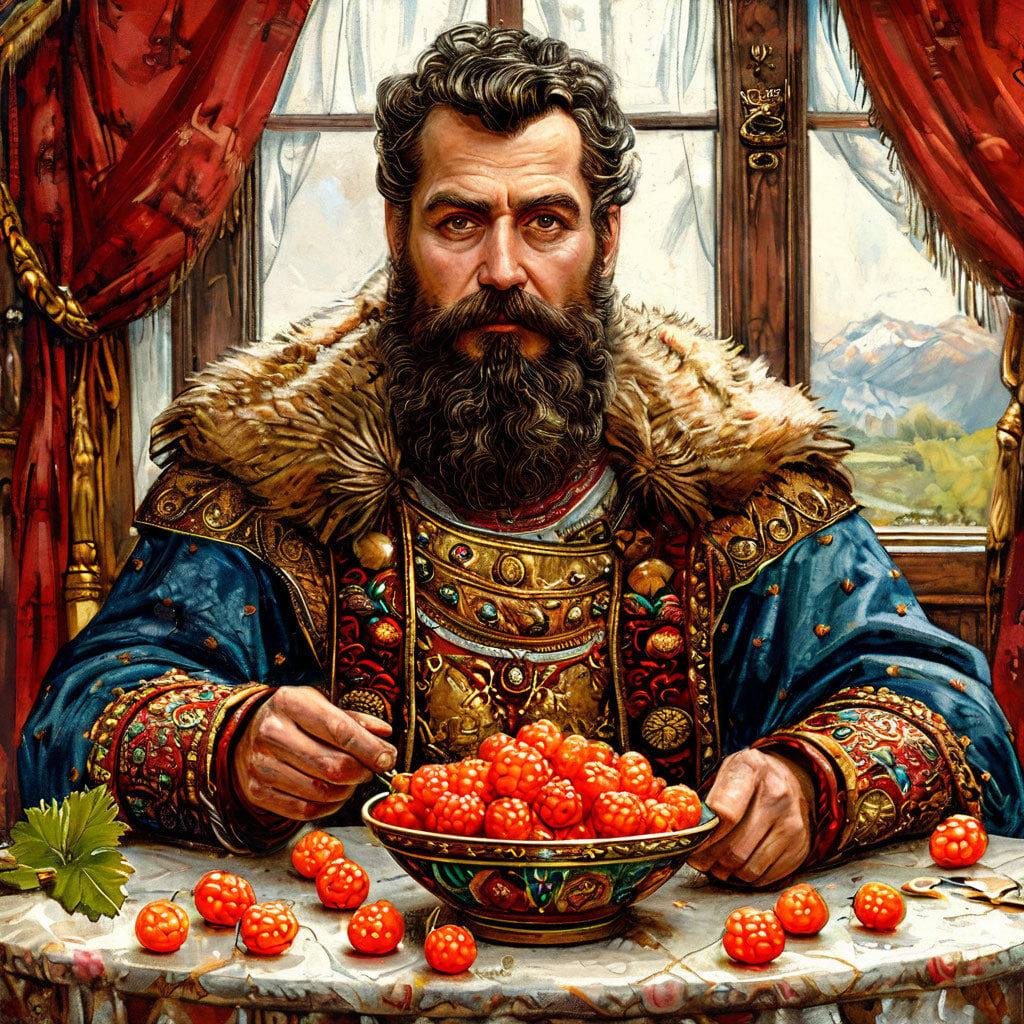 Царь я?! Иль право на морошку имею?!