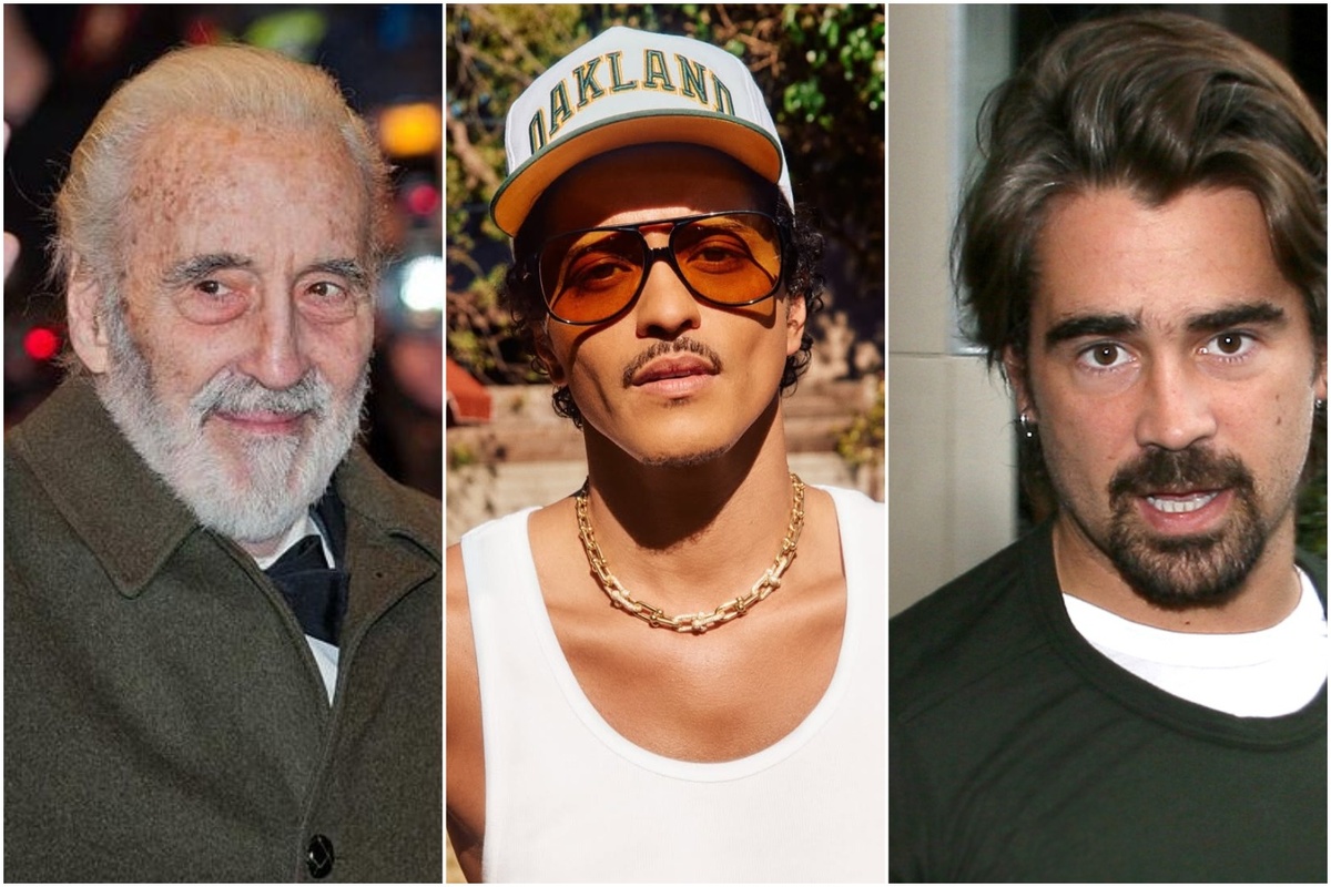 Кристофер Ли, Бруно Марс, Колин Фаррелл