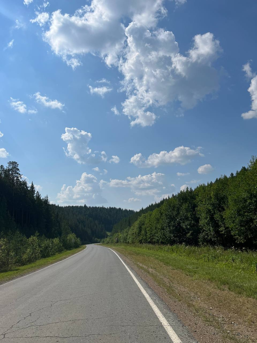 Дорога к селу Нижнеиргинское