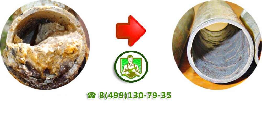 Устранение любых типов засоров. Удаление жировых засоров