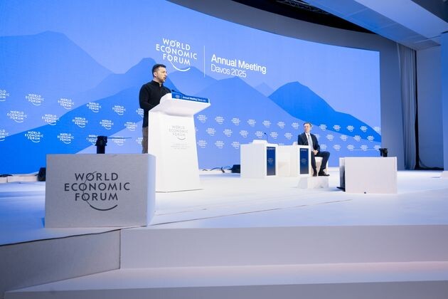 Всемирный экономический форум 2025 в Давосе. Фото: EPA/MICHAEL BUHOLZER