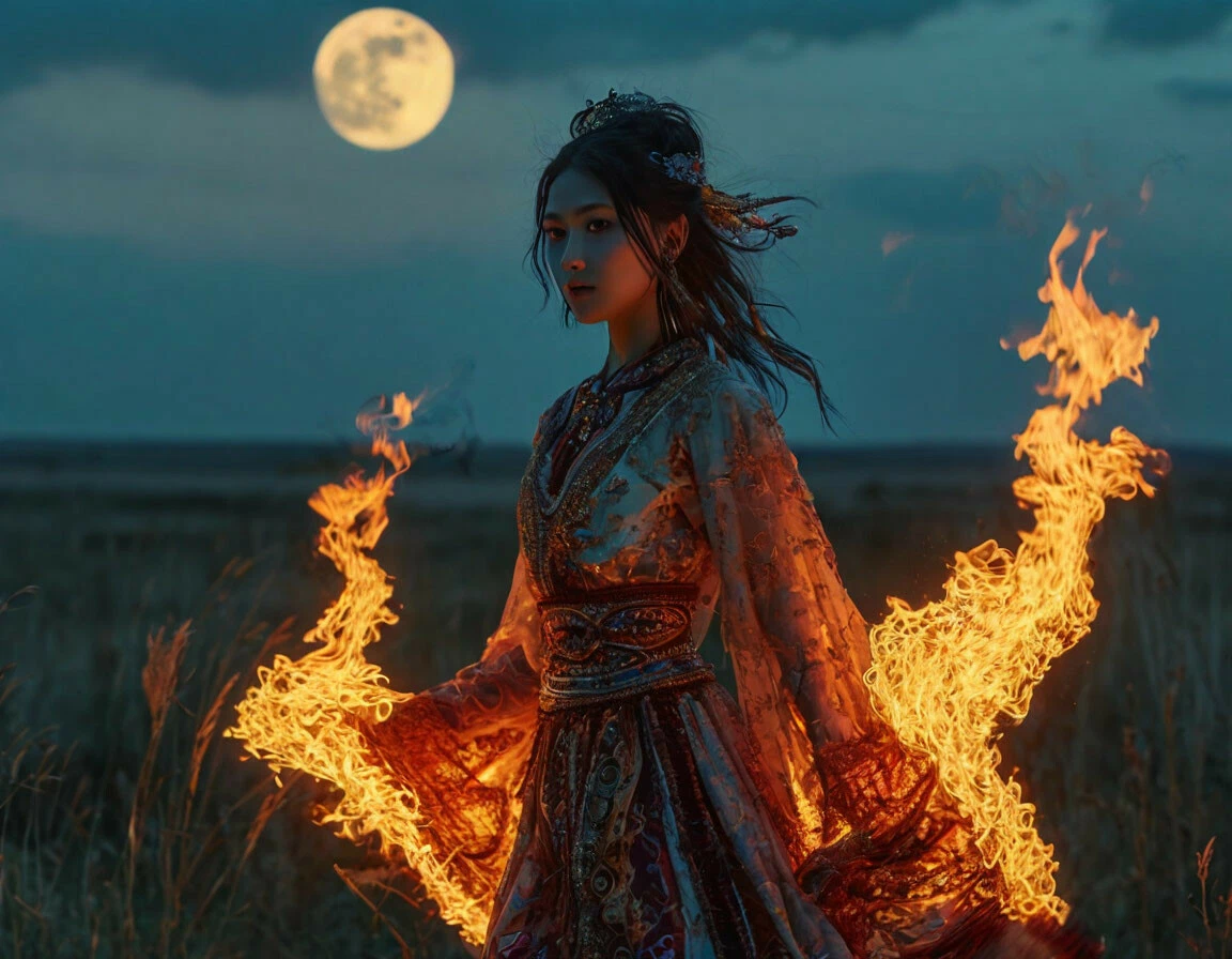 Огонь в образе женщины