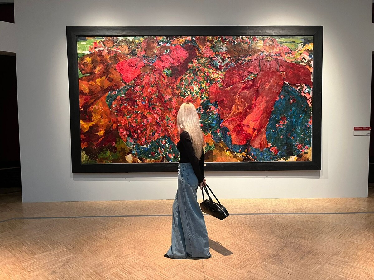 картина "Вихрь" Ф.А. Малявин, выставка "Адепты Красного"