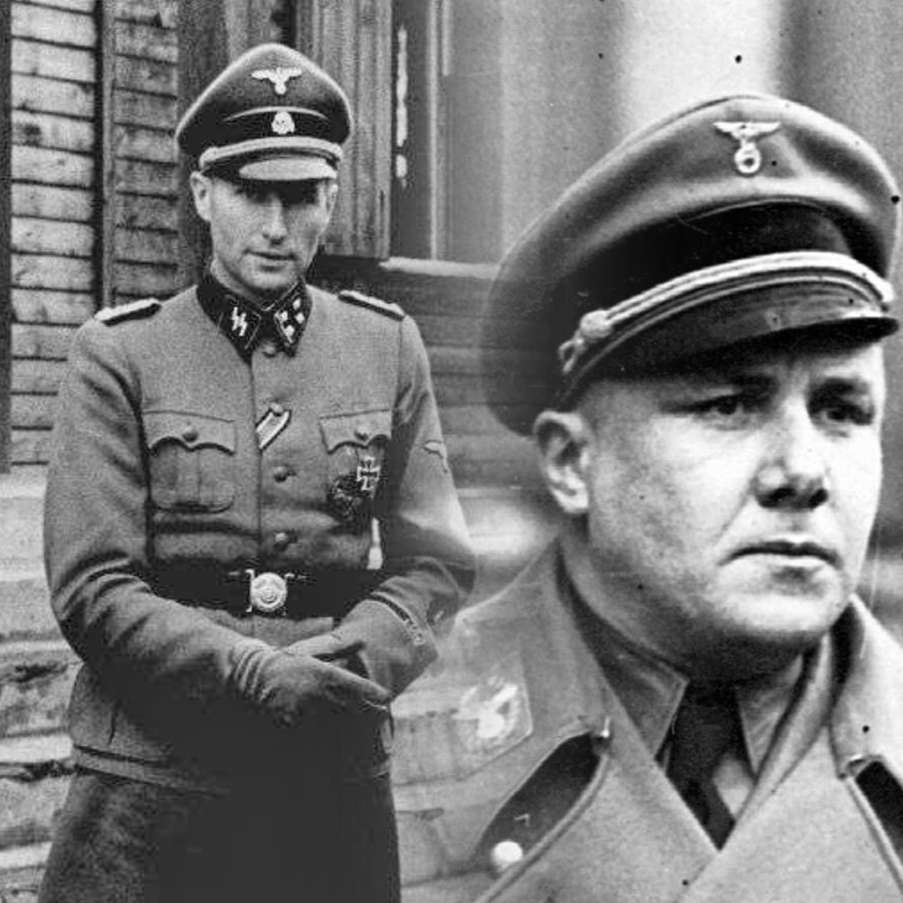 Людвиг Штумпфеггер и Мартин Борман