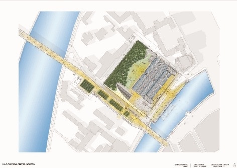 Расположение ГЭС-2 на карте Москвы