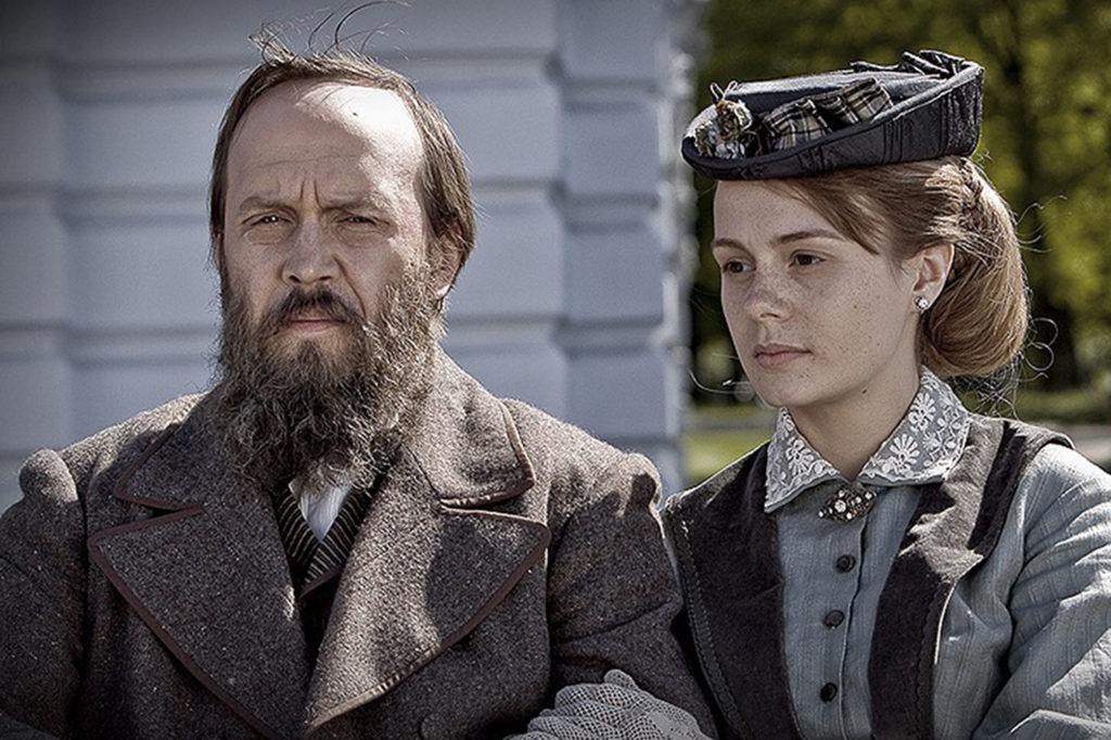 В фильме «Достоевский» с Евгением Мироновым. Фото из личного архива актрисы