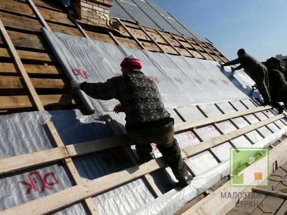 Гидроизоляция кровли всякими пленками