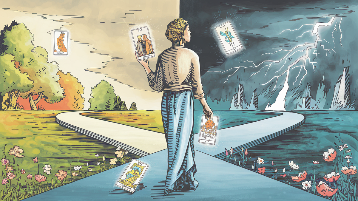 📖 Раскрой тайны своих чувств с помощью карт! Таро поможет заглянуть глубже и принять осознанное решение. ✨