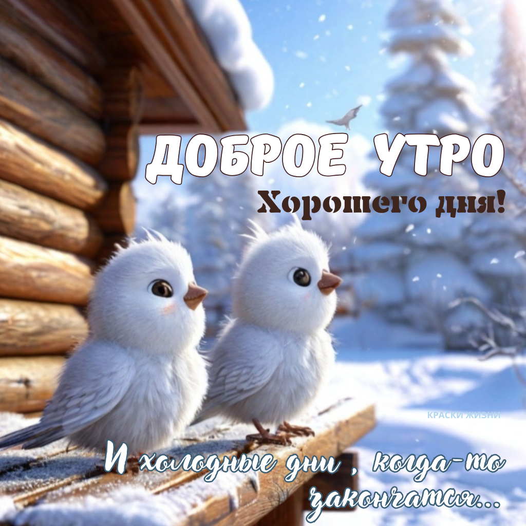Открытки доброе утро зима прикольные. Открытки доброе утро зима прикольные