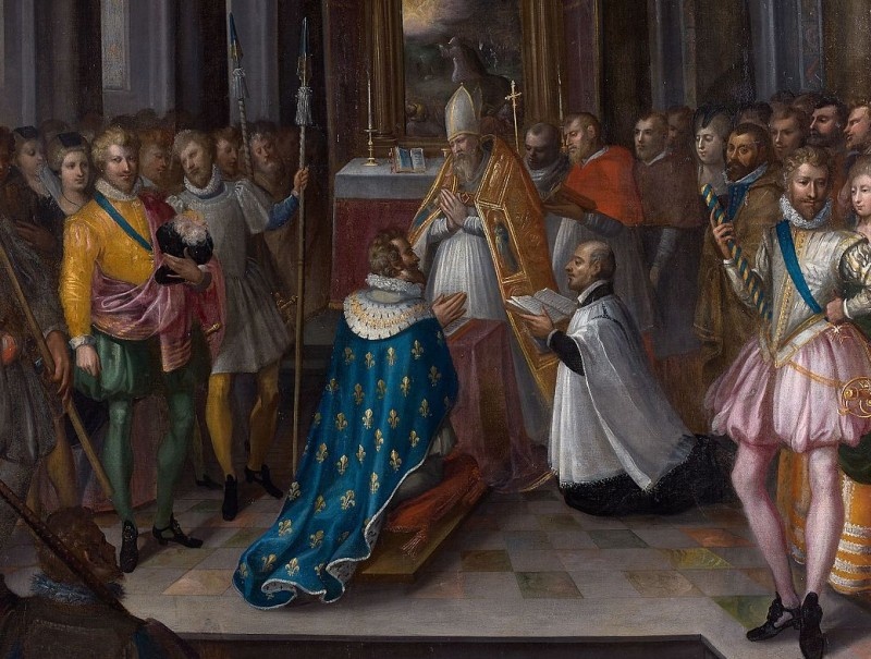 Обращение Генриха в католицизм 25 июля 1593 года.