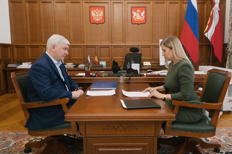 Встреча Ангелины Севериной с Губернатором Воронежской области