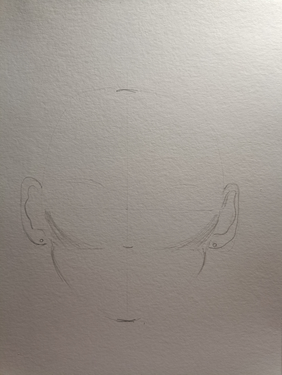 Фото автора. Схема лица