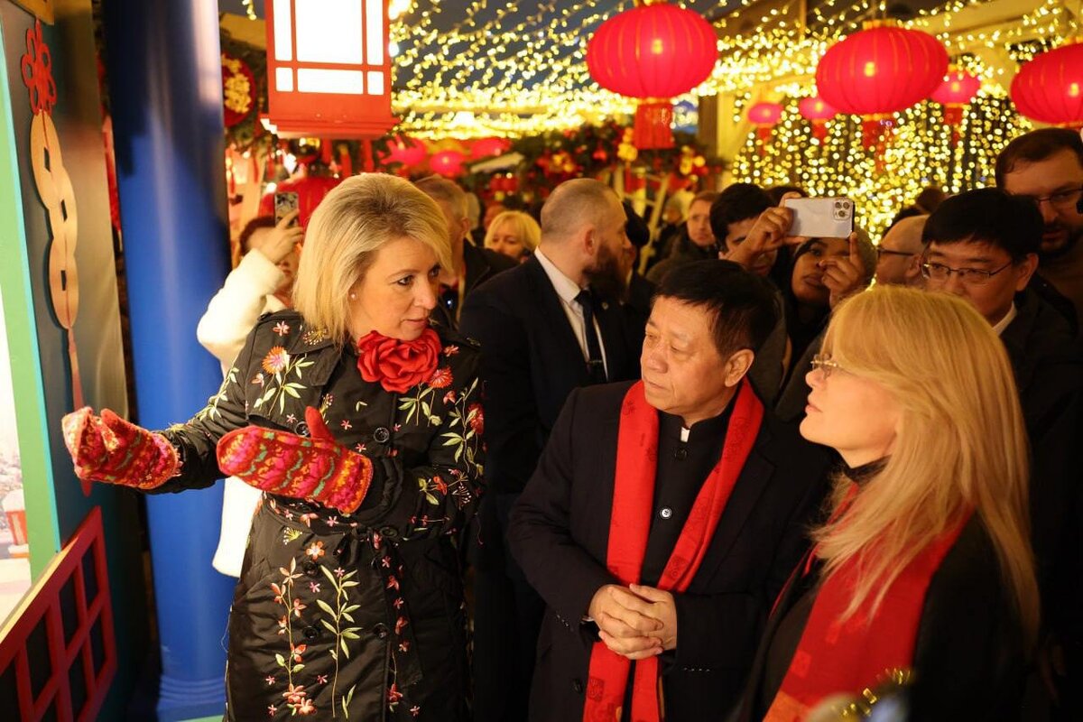 Мария Захарова на фестивале «Китайский Новый год в Москве»