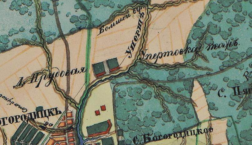 Фрагмент карты 1798 года