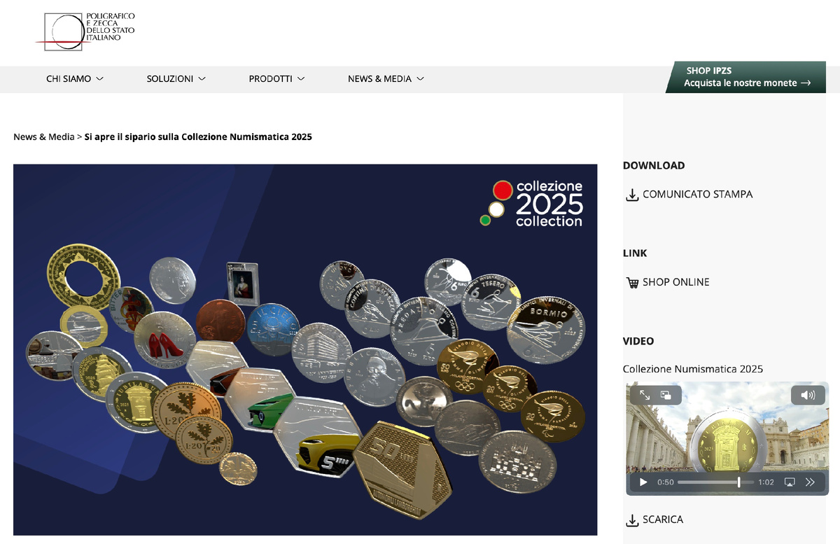 Скриншот сайта https://www.ipzs.it