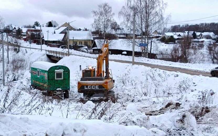    В Глазове стартовал капитальный ремонт моста через реку Малая Сыга