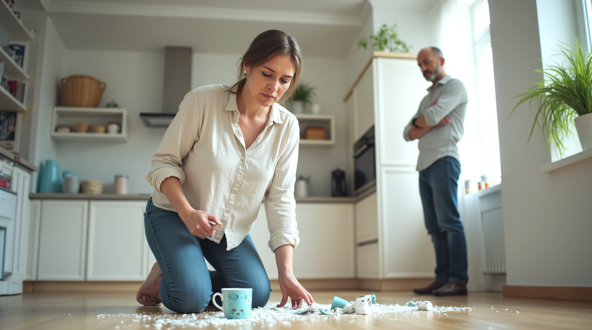 Муж переставил мои кружки по цвету. Я не выдержала и сказала ему правду