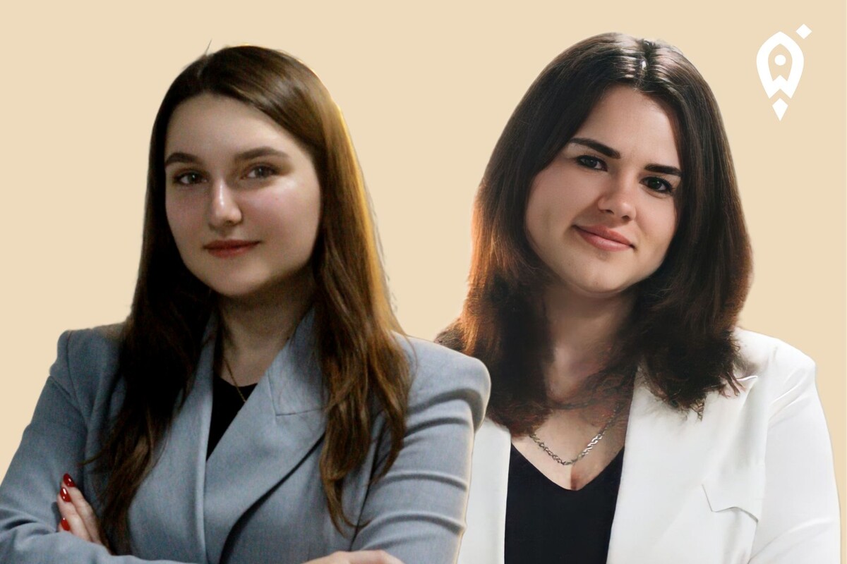 Ведущий специалист Центра поддержки экспорта на базе центра «Мой бизнес» (ЦПЭ) Виктория Лось (слева) и руководитель программ международного сотрудничества АО «Новосибирскхлебопродукт» Наталия Языкова (справа)