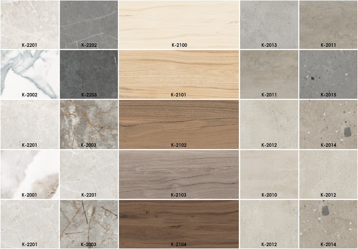 Подборка сочетаний для коллекции керамогранита под дерево Alleya от KERRANOVA