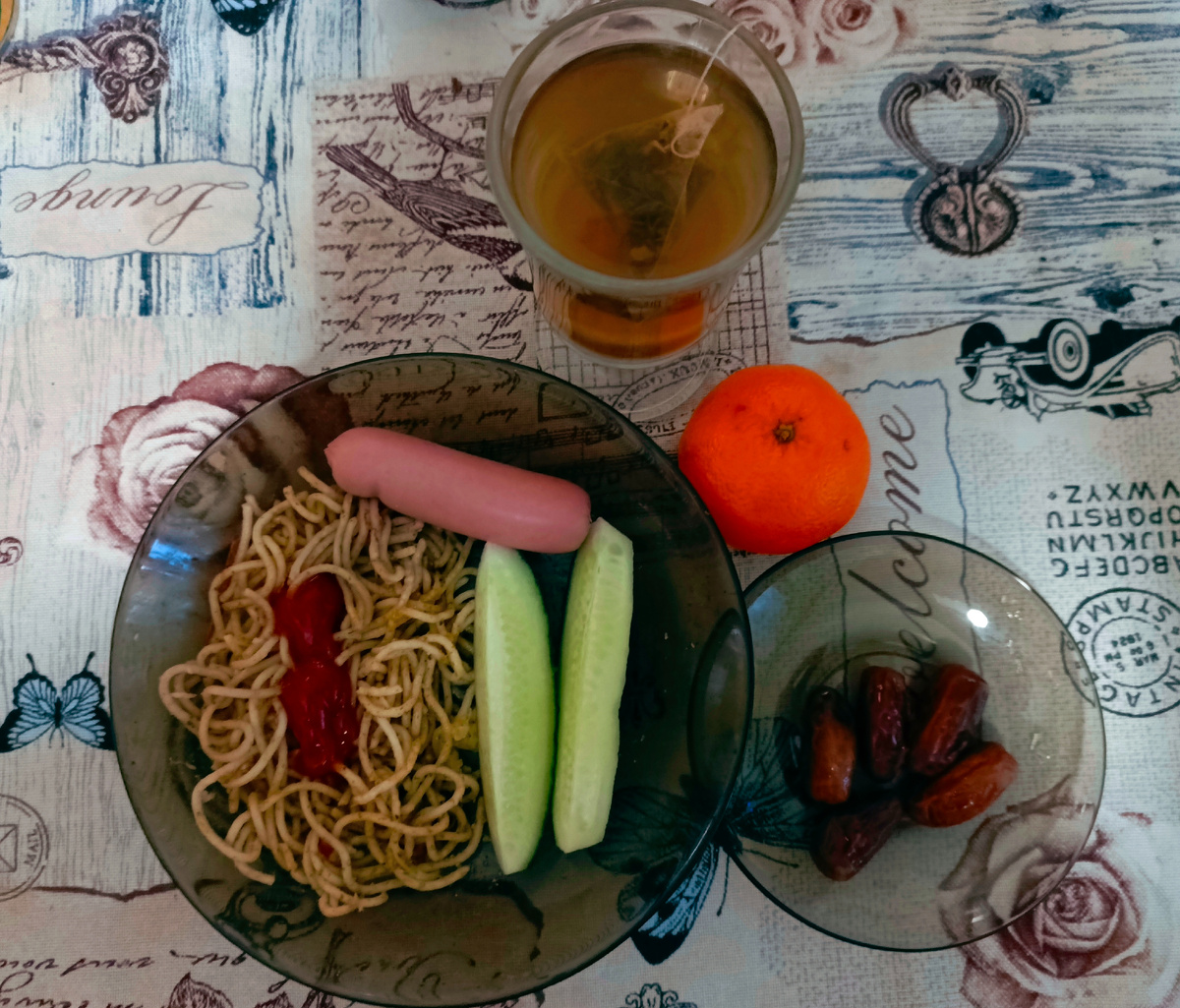 Мой обед. Чтобы он не выглядел так уныло, надо заранее составлять меню