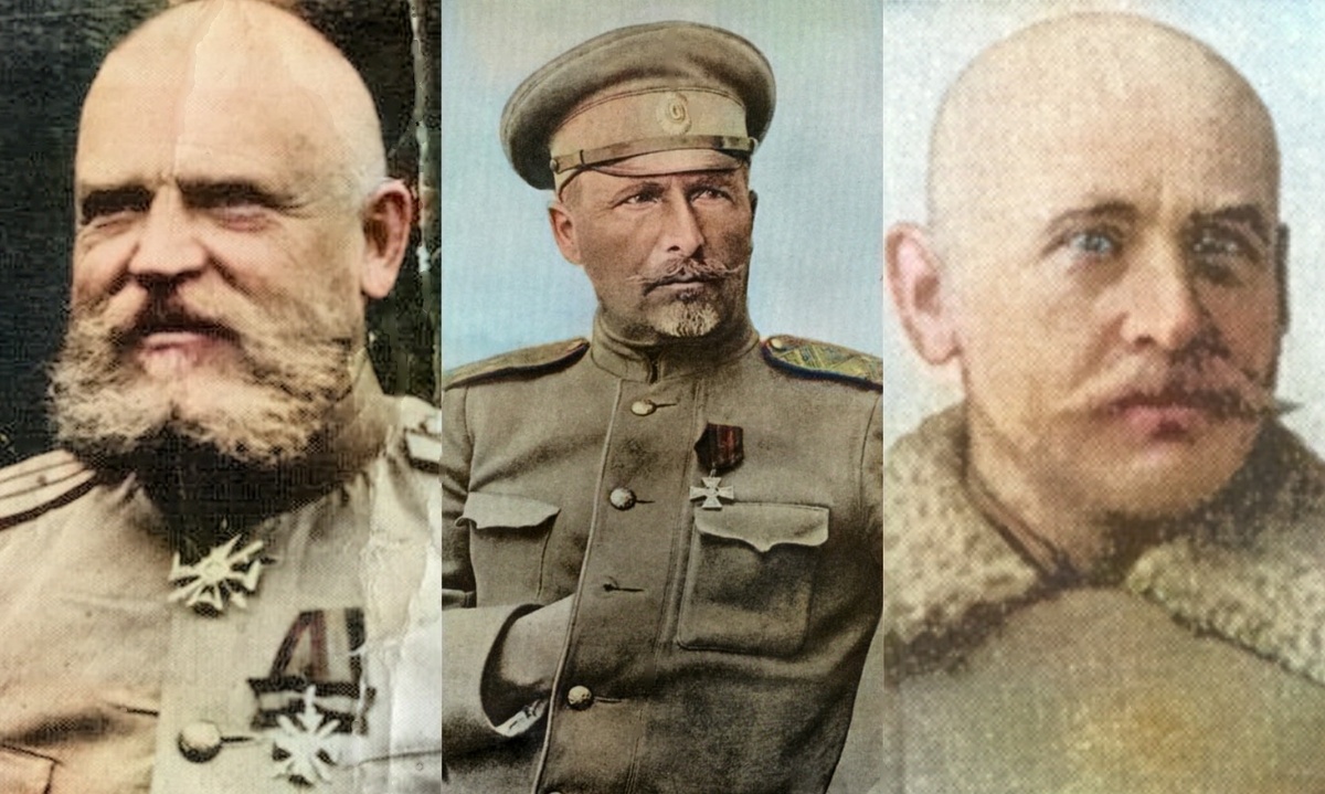 Антон Владимирович Станкевич, Александр Панфомирович Николаев, Александр Васильевич Соболев. Все русские, все — генералы старой армии, все казнены белыми. 