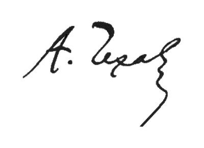 Автограф Чехова А.П.