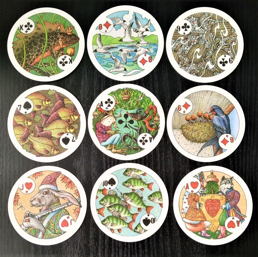 Ответ смотрим на колоде от худ. А.Ерашова