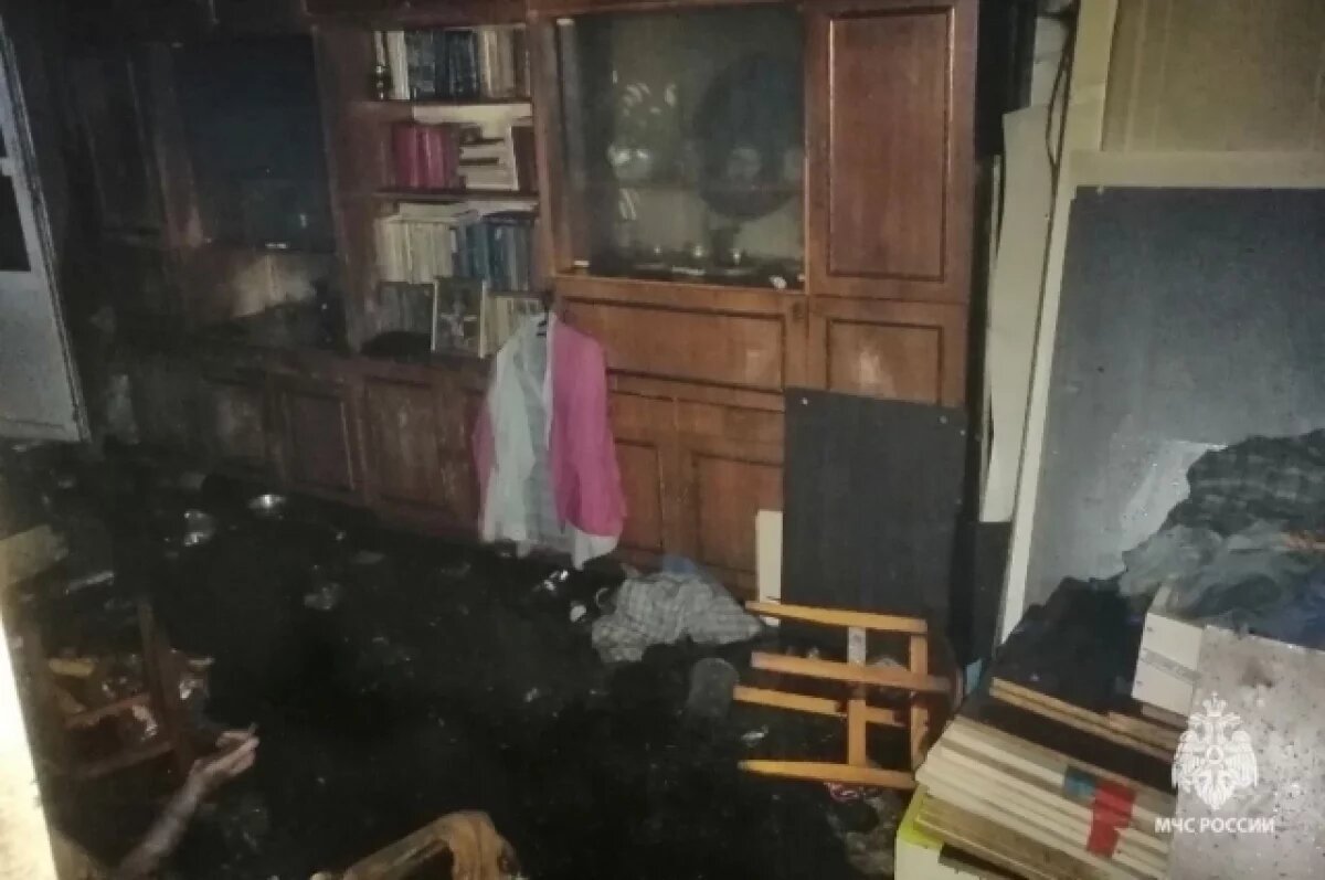    Пожилой мужчина погиб на ночном пожаре в Бежицком районе Брянска