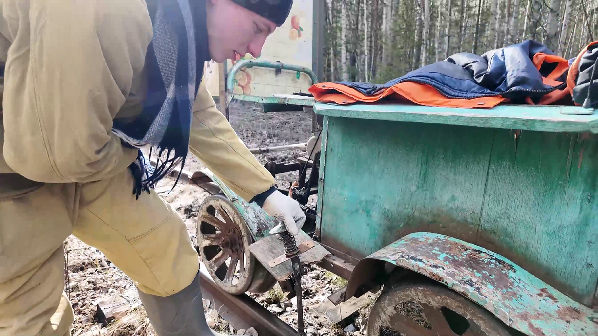 Сорвались тормоза на нашей мотодрезине 