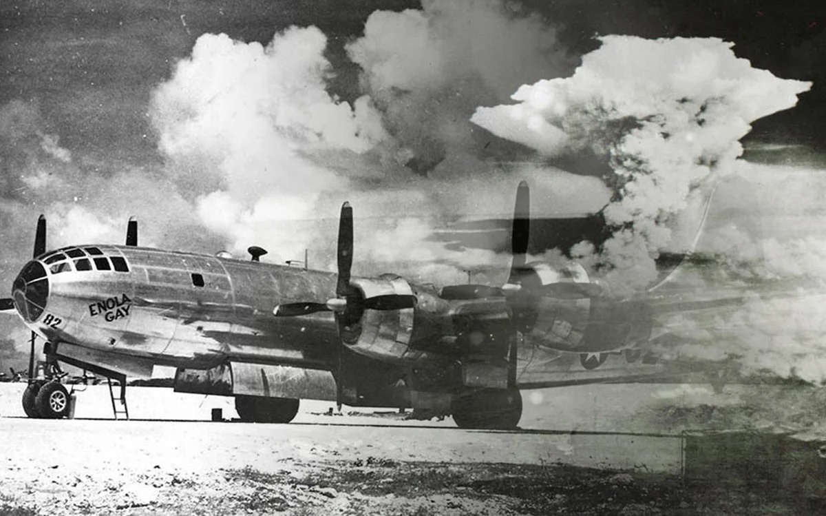 B-29 сбросивший бомбу на Нагасаки