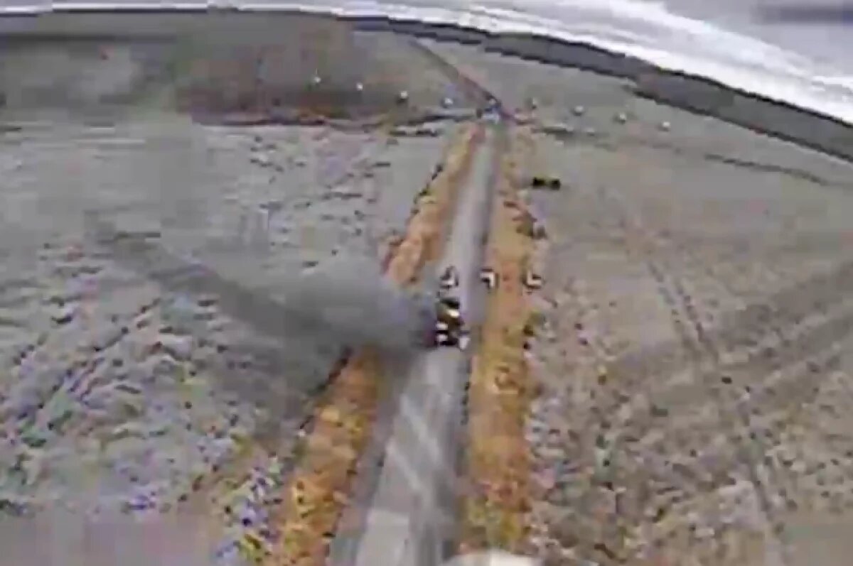    МО показало кадры уничтожения бронемашины ВСУ под Курском