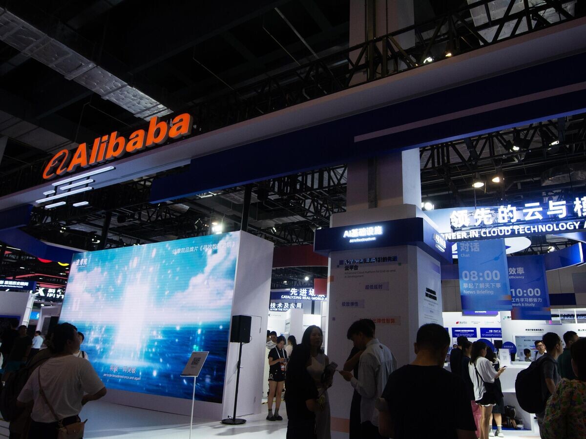    Стенд Alibaba© Getty Images / NurPhoto/Ying Tang