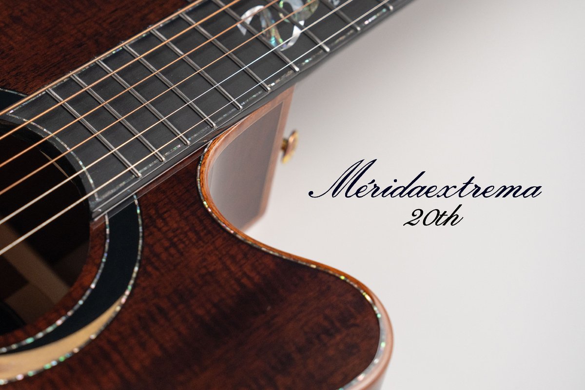 Юбилейная серия MeridaExtrema 20th. На фото акустическая гитара MeridaExtrema Astor