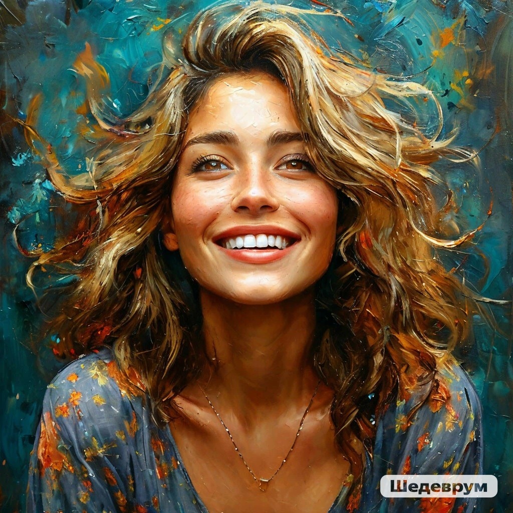 Радостная женщина, счастье. 😍