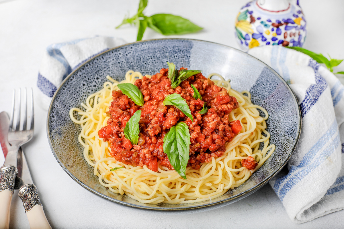 Вегетарианский Болонезе по рецепту Бриджит Бардо